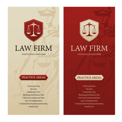 Law office, firm or company vertical banners