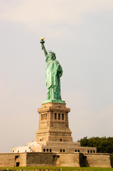 Fototapeta na wymiar New York - Statua della Libertà