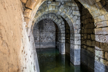 Fototapeta na wymiar Roman underground cistern, Jerusalem, Israel