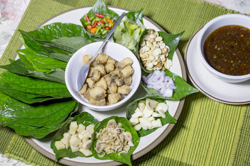 Miang kham traditional snack from Thailand and Laos
