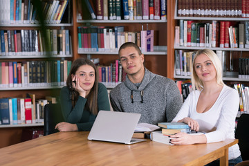 Students  in  library