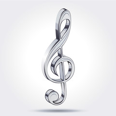 Music treble clef  