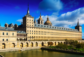 Fototapeta na wymiar El Escorial. View of Royal Palace