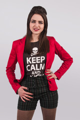 Young stylish woman