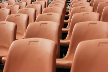 empty tribunes sedentary places