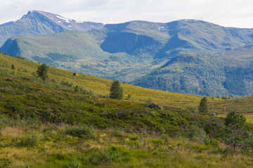 Fototapeta na wymiar mountain scenery, norway