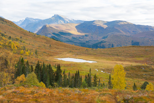 mountain scenery, norway