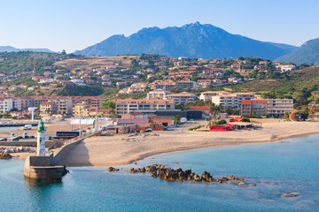 Fototapeta premium Port of Propriano, South Corsica, France