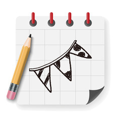 birthday hanging doodle drawing