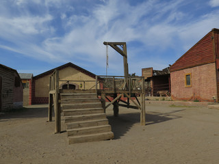 Fototapeta na wymiar Gallow in Fort Bravo