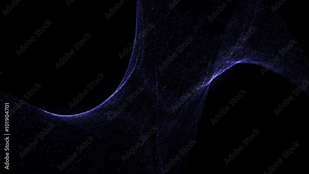 Poster abstract bright particle background with depth of field