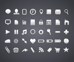 Web icons. Vector