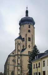 Fototapeta na wymiar St Mary's Church, Marienberg, Germany