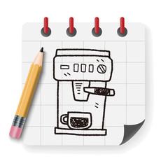 coffee machine doodle