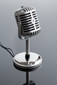 retro microphone