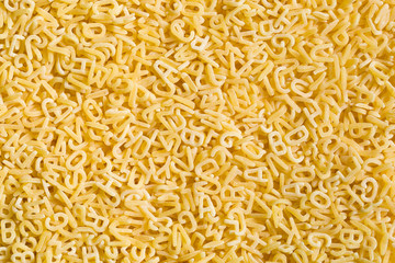 alphabet pasta
