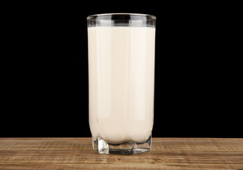 glass with milk