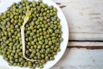 Green mung beans