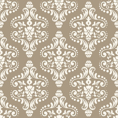 Obraz premium Damascus seamless pattern