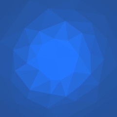 Obraz premium Low poly design vector triangular blue abstract background polygon