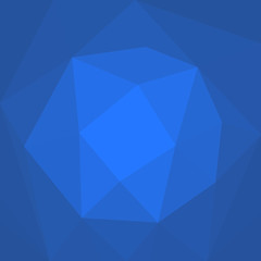 Naklejka premium Low vector poly design triangular blue abstract background polygon