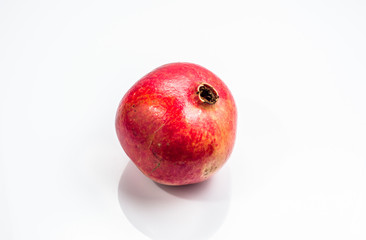 Pomegranate isolated on a white background.