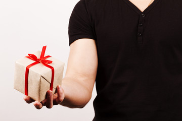 Gifts in man's hands