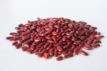 red beans on corrugated plastic