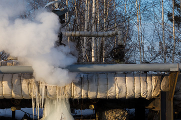 pipe breakage running hot water