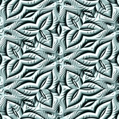 Seamless texture of grey Mayan ornaments / background