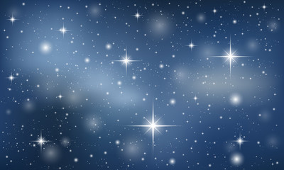 vector background with stars