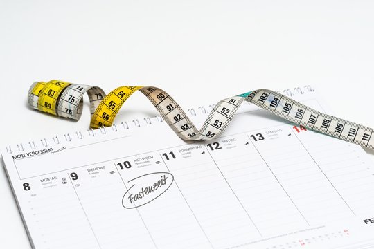 Calendar (Fastenzeit) Tape Measure