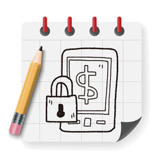 phone money safe doodle