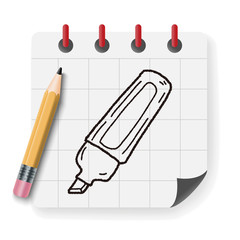 highlighter pen doodle