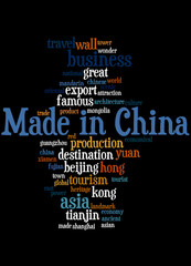 Made in China, word cloud concept 4