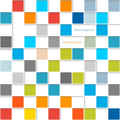 Wallpapers for mobile OS in style material design and minimalism