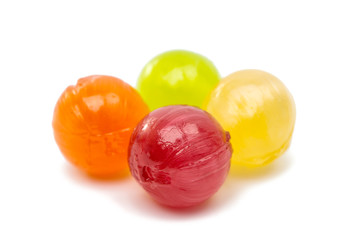 candy lollipops isolated