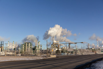 oil refinery factory