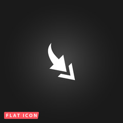 Arrow flat icon