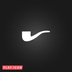 Tobacco pipes flat icon