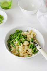 pasta with green peas