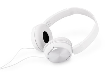White headphones