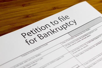 Bankruptcy petition