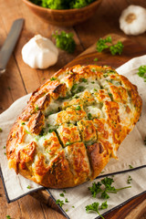 Homemade Cheesy Pull Apart Bread