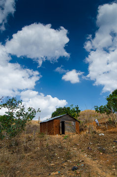 Hütte auf Haiti