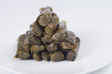 Meat & Rice stuffed Grape Leaves