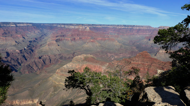 Grand Canyon National Park/Rock formations in the Grand Canyon National Park in the United States of America