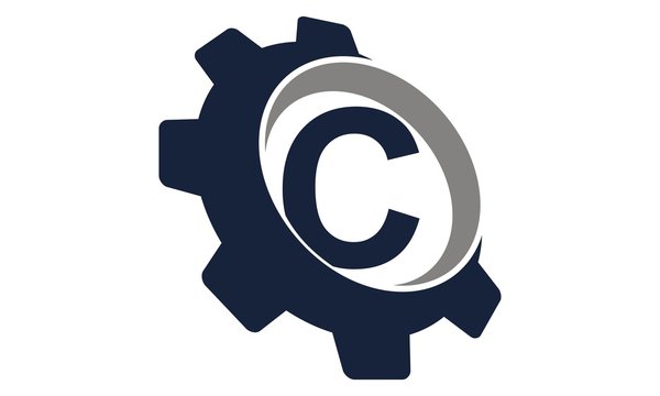 Gear Logo Letter C