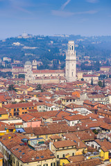 Fototapeta na wymiar View of the Cathedral of Verona