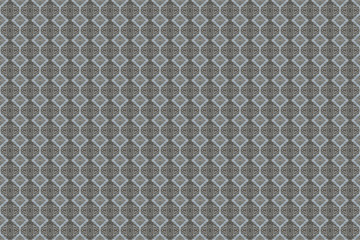 Seamless Thailand silverware pattern